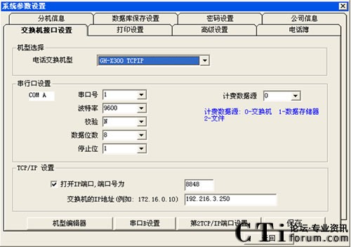 IPPBX MG3000-XݔCDRc(sh)FӋM