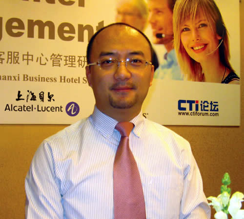 阿爾卡特朗訊、上海貝爾企業(yè)通信有限公司高級經(jīng)理閔承忠先生