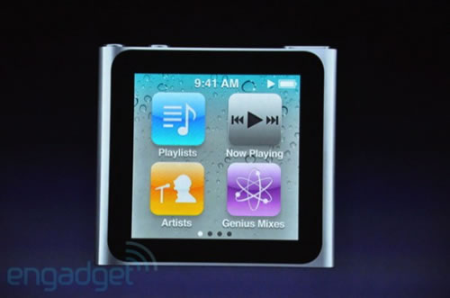 蘋(píng)果新款觸摸屏iPod nano